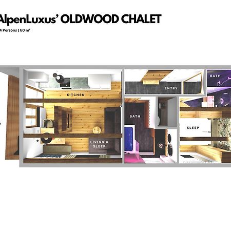 Oldwood Chalet - Balcony & Car Park By Alpenluxus Appartements Fuegen Ngoại thất bức ảnh